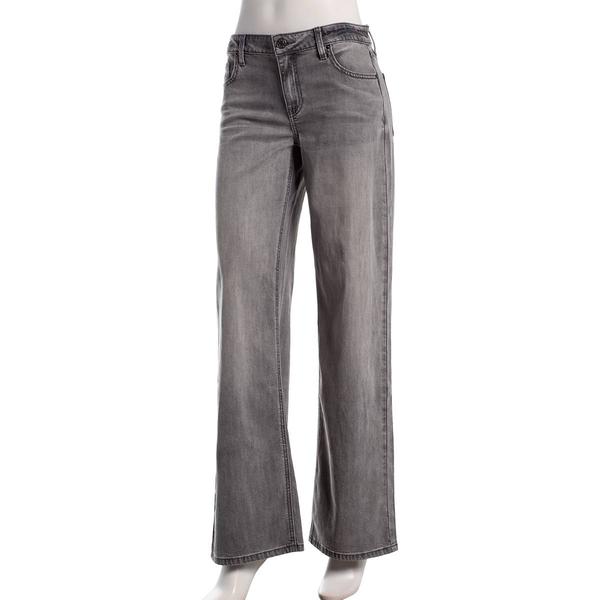 Juniors YMI(R) Low Rise Wide Leg Luxe Denim Jeans - image 