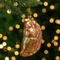 Northlight Seasonal Golden Glittered Pierogi Christmas Ornament - image 2