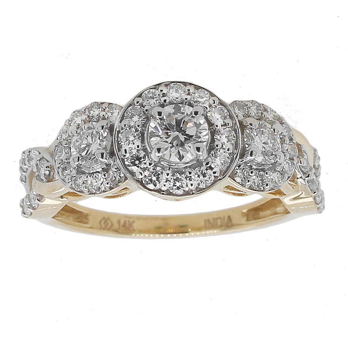 Nova Star® 14kt. Yellow Gold 1ctw. Lab Grown Diamond Ring