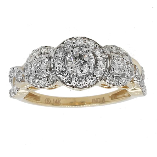 Nova Star&#40;R&#41; 14kt. Yellow Gold 1ctw. Lab Grown Diamond Ring - image 