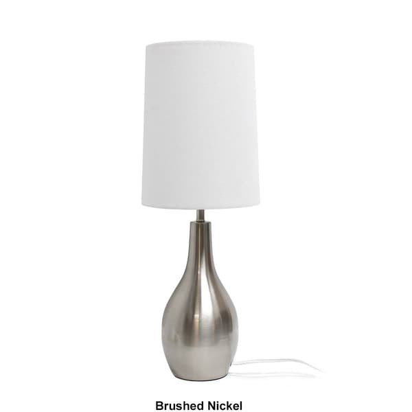 Simple Designs One Light Tear Drop Table Lamp