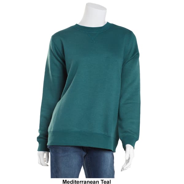 Womens Starting Point Ultrasoft Fleece Crew Neck Sweatshirt - Boscov's