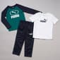 Boys (4-7) Puma(R) 3pc. Jersey Tees & Active Pants Set - Wild Green - image 1