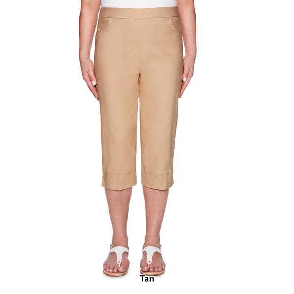 Womens Alfred Dunner Classics Capri Pants