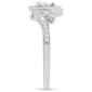 Nova Star® Sterling Silver 1/4ctw. Lab-Grown Diamond Heart Ring - image 3