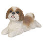 Hi-Line Gift Shih Tzu Lying Down Garden Statue - image 1