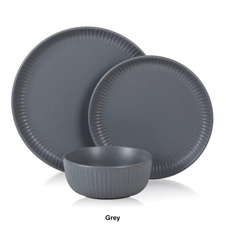 Stone Lain Logan 12pc. Stoneware Dinnerware Set