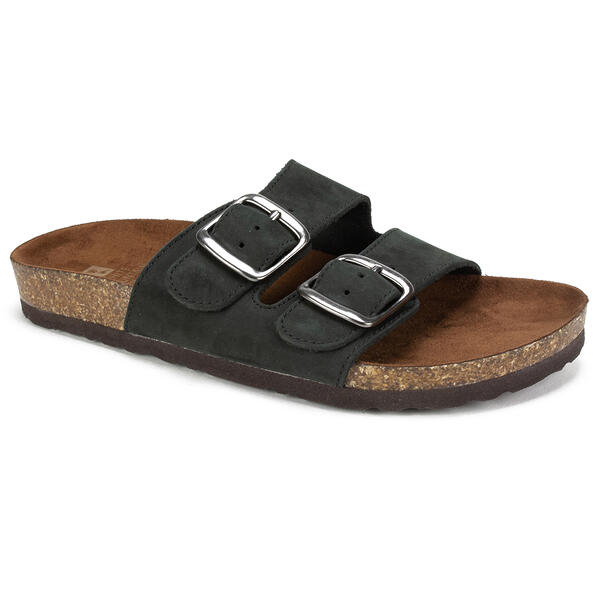 Womens White Mountain Helga Footbed Slide Sandals - image 