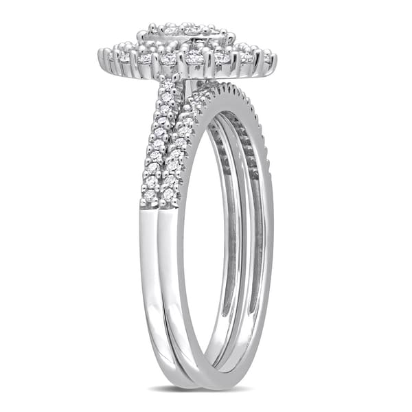 Diamond Classics™ 10kt. White Gold 1/2ctw. Diamond Bridal Set