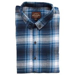 Waxhaw Buffalo Plaid Flannel Shirt | Mountain Top - Navy Cream - S