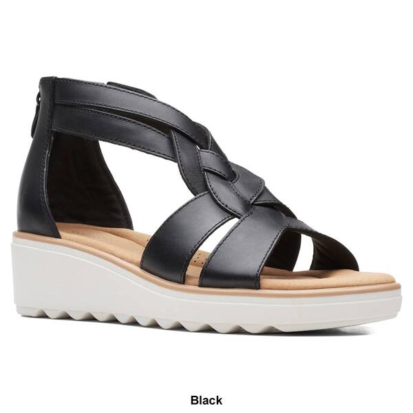 Womens Clarks® Collections Jillian Bright Strappy Sandals