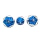 Kurt Adler 80MM Glass Blue Snowflake Ball 3pc. Ornaments Set - image 5