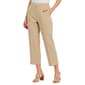 Petite Anne Klein Pull On Seam Wide Leg Crop Dress Pants - image 1