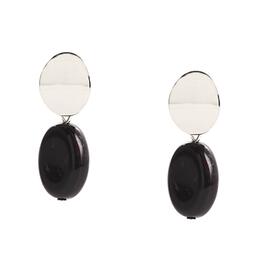 Ashley Cooper&#40;tm&#41; Black & Silver-Tone Drop Bead Earrings
