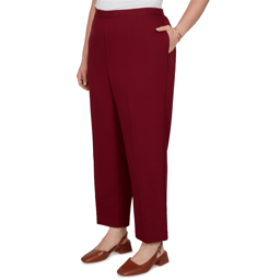 Plus Size Alfred Dunner Union Square Pull On Pants - Short Length