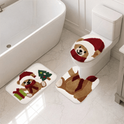 Avanti Teddy Bear 3pc. Contour Rug Set