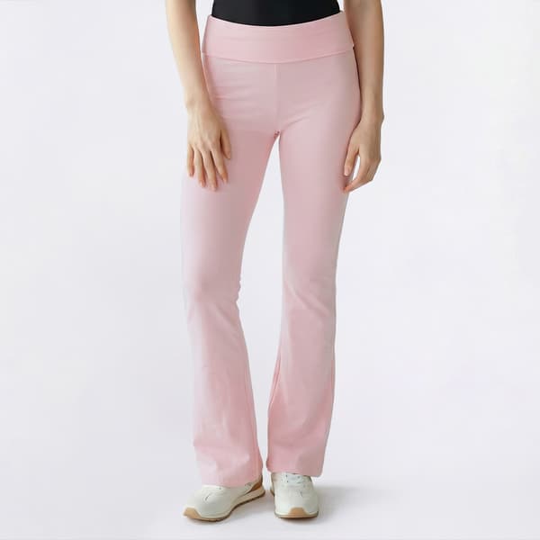 Juniors No Comment Fold Over Waist Flare Pants