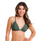 Juniors Cyn & Luca Solid Double Tunnel Triangle Swim Top - image 1