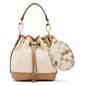 Anne Klein Graphic Tile Small Bucket Bag - Mink - image 1