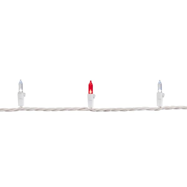Northlight Seasonal 17.5ft. Red/White Mini Christmas Lights