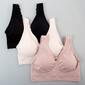 Plus Size Delta Burke 3pk. Seamless Lace Bralettes DB5243-3PKBS - image 1