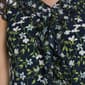 Womens Tommy Hilfiger Ruffle Cap Sleeve Floral Vine Blouse - image 5