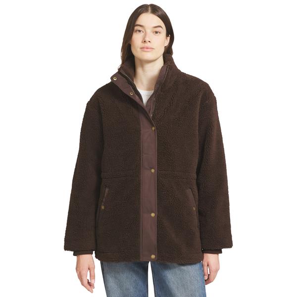 Womens LANDS END(R) Teddy Bear Sherpa Jacket - image 