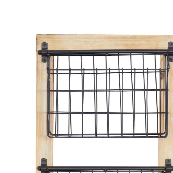 9th &amp; Pike® 3-Tier Rectangular Hanging Wall Rack