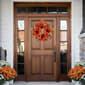 Northlight Seasonal Leaves & Flowers Fall Wreath - image 6