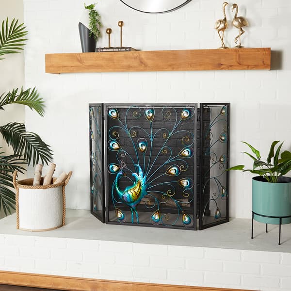 9th & Pike&#174; Multi Metal Fireplace Screen