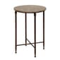 9th & Pike(R) Traditional Metal and Marble Accent Table - image 1