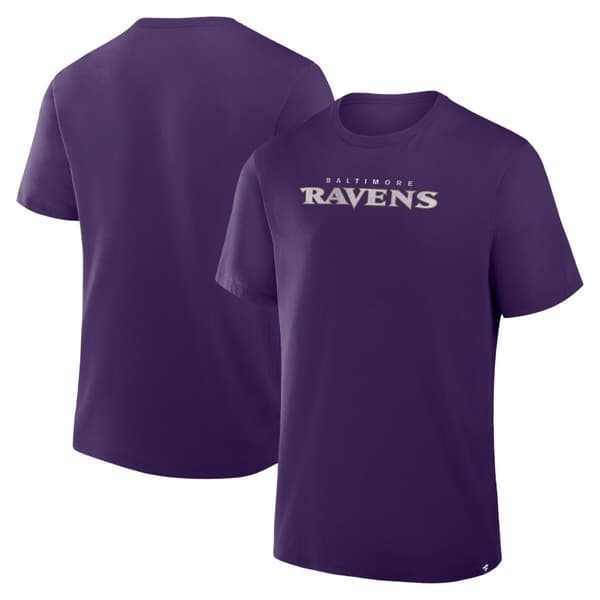 Mens NFL Fanatics Baltimore Ravens Legacy Chop Block Tee