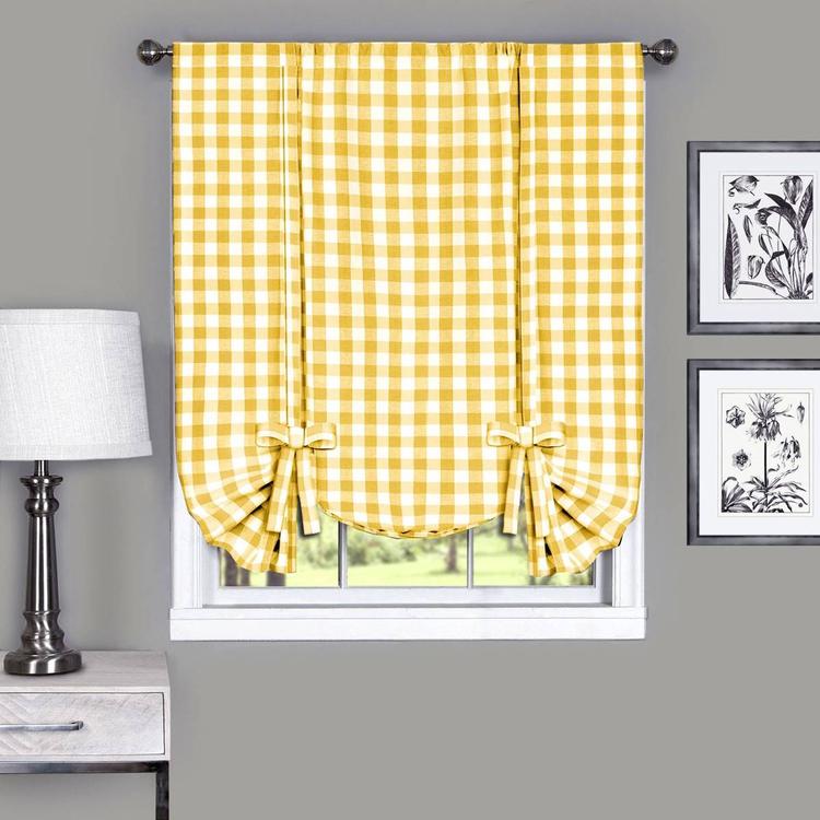 Achim Buffalo Check Tie Up Shade