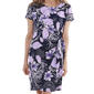 Womens Robbie Bee Short Sleeve Floral Sarong Wrap Dress - image 3