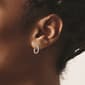 Pure Fire 14kt. White Gold Diamond Fancy Twist Hoop Earrings - image 3