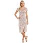 Juniors Madden Girl Challis Floral Puff Sleeve Midi Dress - image 2