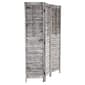 9th & Pike® Rustic White Wood Room Divider Screen - image 4