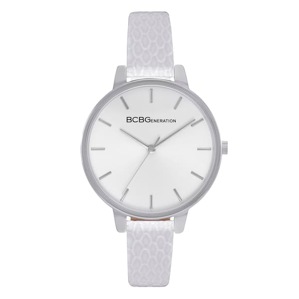 Womens BCBG MAXAZRIA White/Silver Watch - GN51048004 - image 