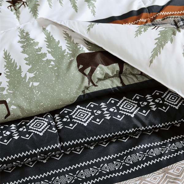 Mossy Oak Rock Ledge Creek Stripe Comforter - image 