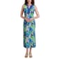 Womens Stella Parker Sleeveless Tropical UPF Midi Dress - image 1
