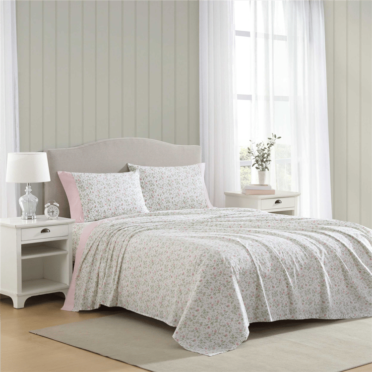 Laura Ashley® Bonnie Cotton Percale Sheet Set