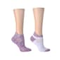 Womens Dr. Motion 2pk Space Dye Compression Ankle Socks - image 1