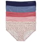 Womens Laura Ashley 5pk. Light Weight Microfiber Hipster Panties - image 1