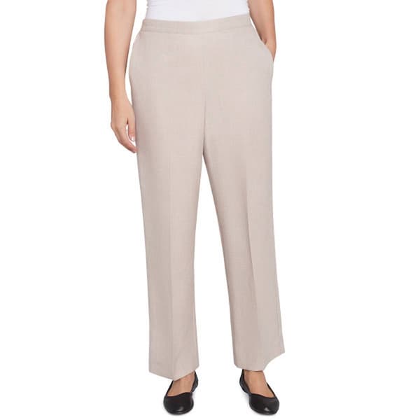 Womens Alfred Dunner Kensington Gardens Linen Medium Pants