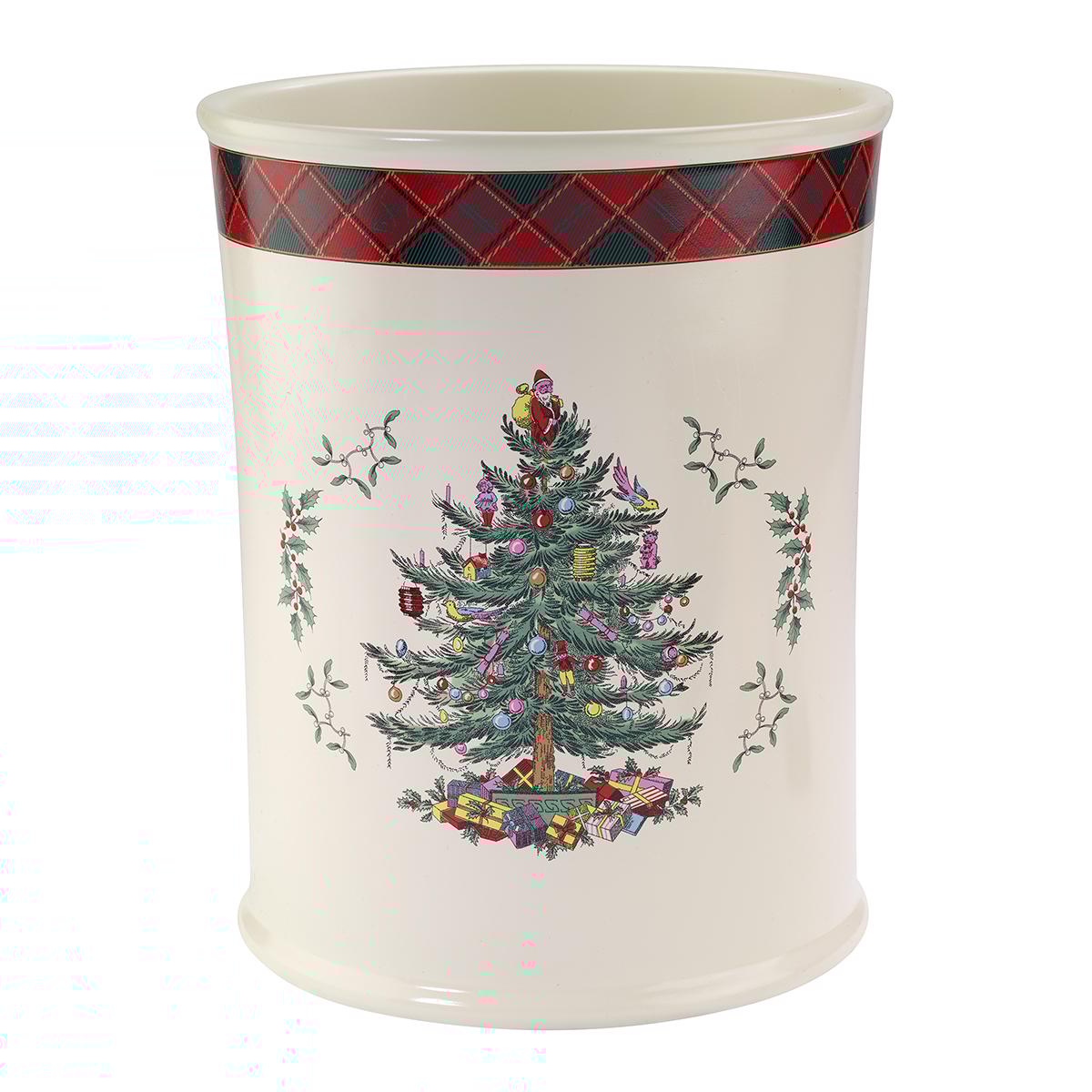 Spode® Tree Tartan Wastebasket