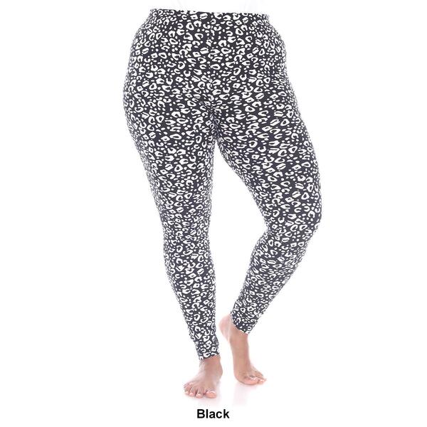Plus Size White Mark Super Soft Leopard Leggings