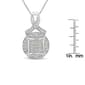 Diamond Classics™ 1/3ctw. Diamond Cluster Pendant - image 3