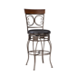 Linon Home Decor Bria Dark Bronze Big & Tall Barstool - image 1
