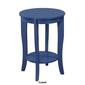 Convenience Concepts American Heritage Round End Table with Shelf - image 6
