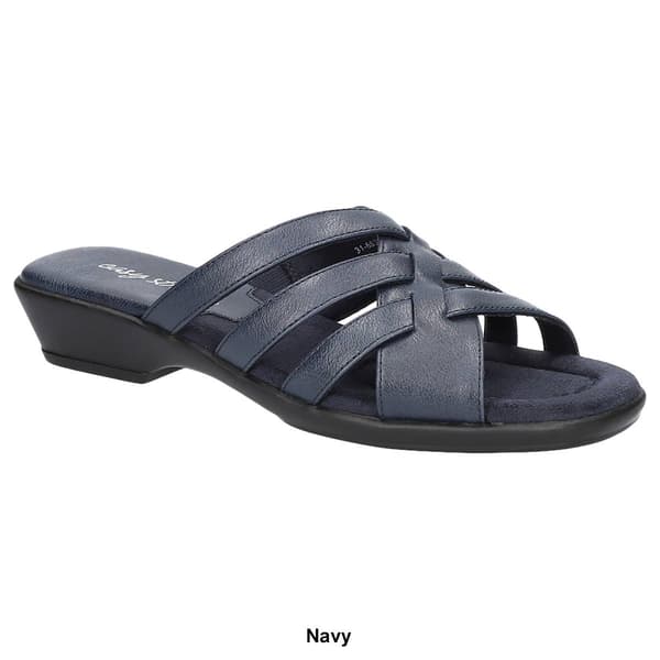 Womens Easy Street Rapid Slide Strappy Sandals